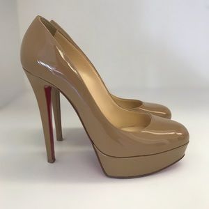 Christian Louboutin Bianca Camel Patent Size 37